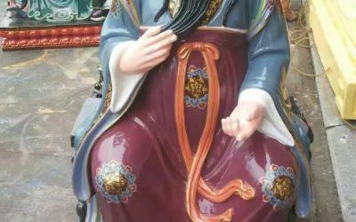 玻璃鋼彩繪廟宇太歲雕塑