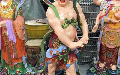 寺廟菩薩佛像玻璃鋼彩繪二十四諸天雕塑