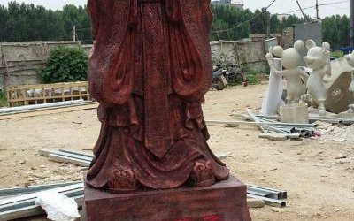 校園戶外廣場(chǎng)玻璃鋼仿銅歷史名人孔子雕塑