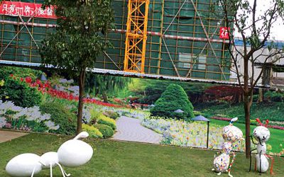 游樂場玻璃鋼卡通動物螞蟻雕塑